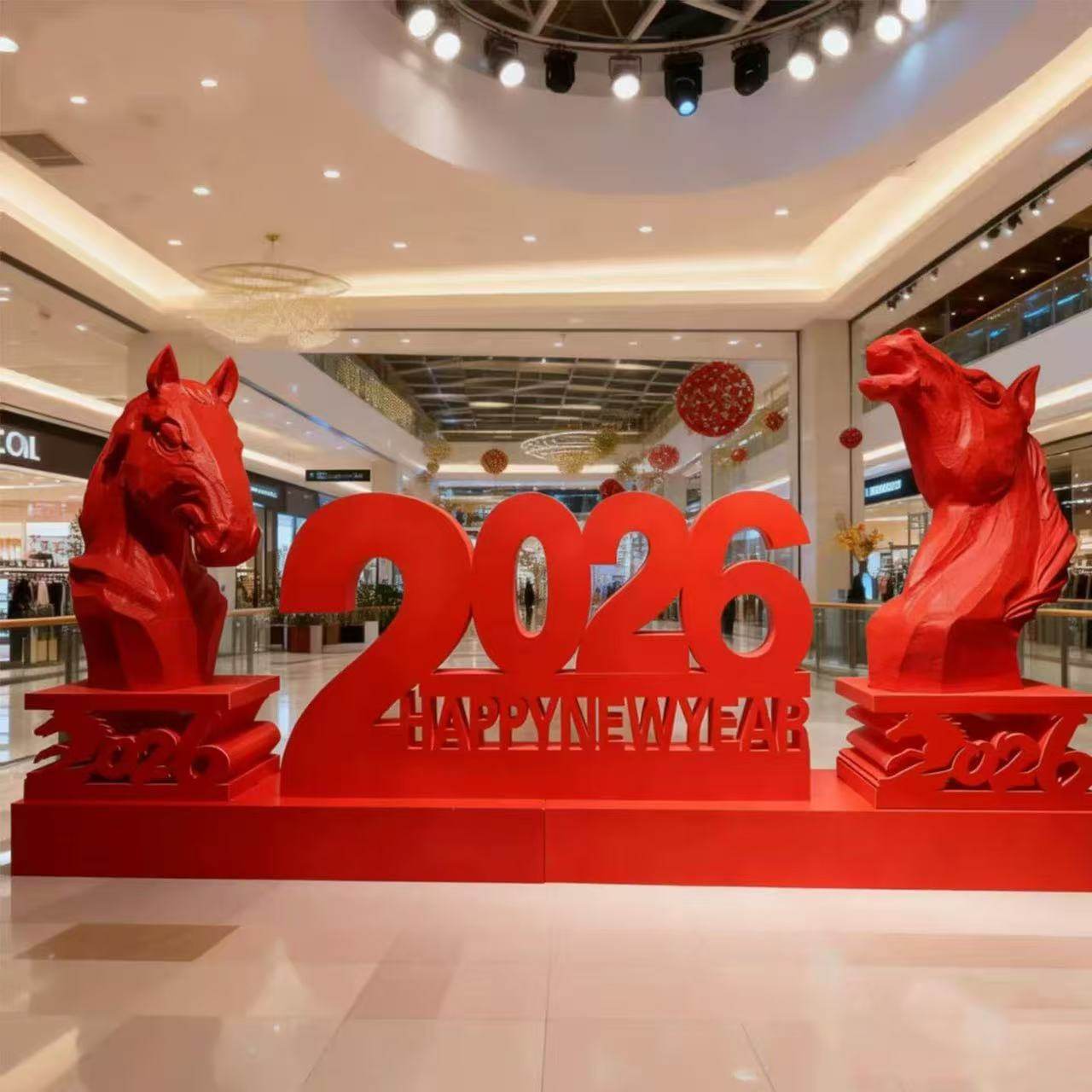 2026泡沫立体字新年快乐春节跨年会氛围马年活动场景布置装饰摆件,商业/办公家具,商业美陈,淘宝优惠券,粉丝福利购,淘宝优惠卷