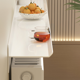 暖气片置物架遮挡装饰上方盖板隔板防薰防尘罩老式铸铁挡板免打孔