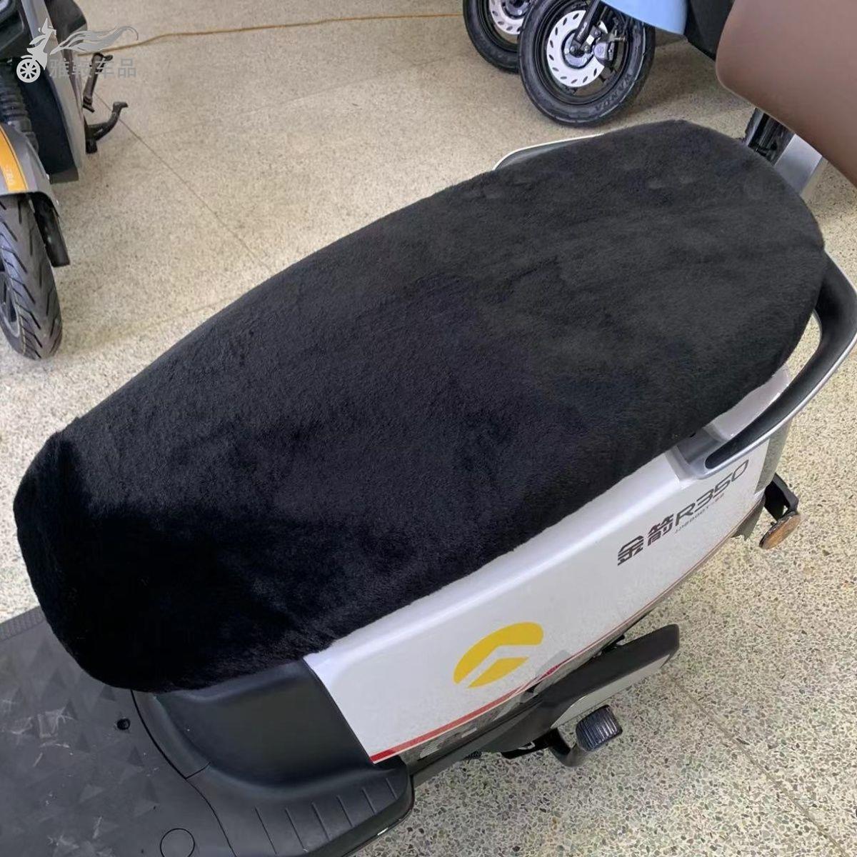 电动车电摩踏板小龟摩托车加绒加厚座套坐垫套子防寒保暖新款加热