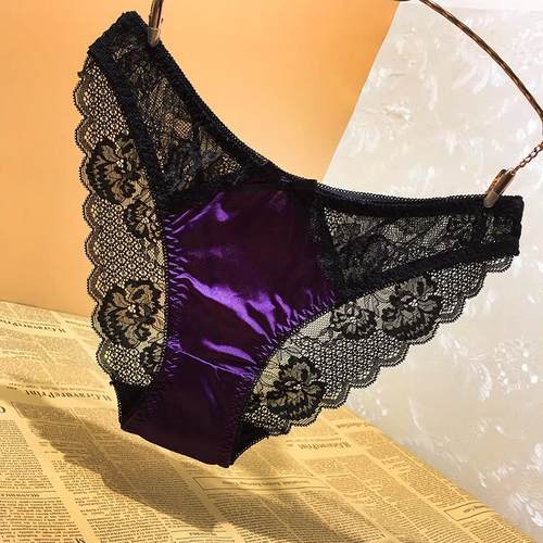 欧美性感蕾丝三角裤提花