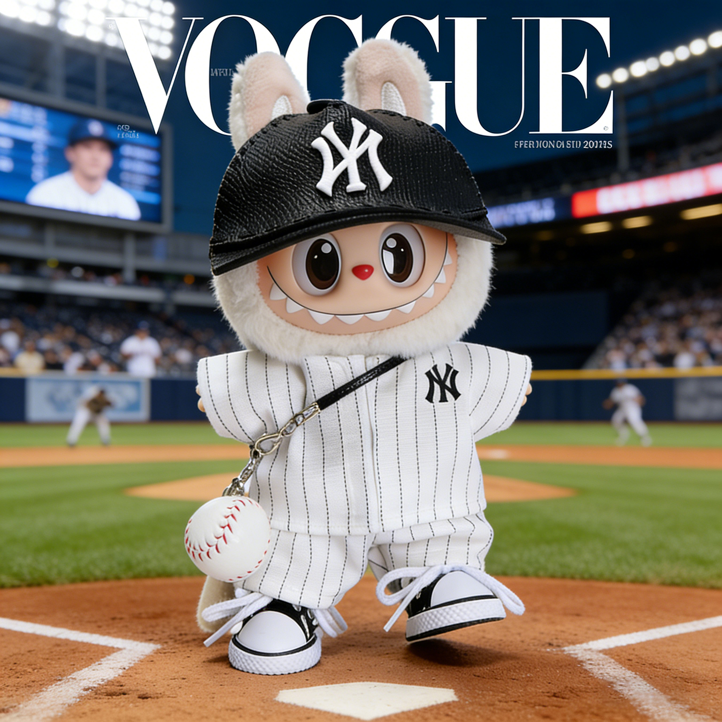 new york洋基队棒球服99号Aaron Judge拉布布labubu娃衣17cm衣服