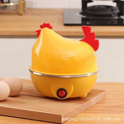 2024新款迷你早餐机煮蛋器美規蒸蛋器厨房小家电加热插电家用