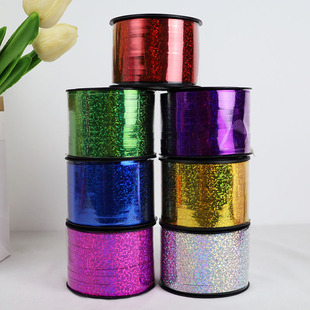 婚庆气球扎带绑气球丝带彩带100码镭射气球丝带绑气球配件绳生日