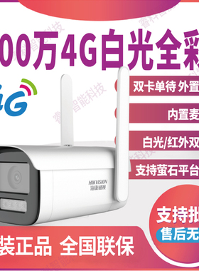 DS-2CD2T46XMV3-LGLSE海康威视400万4G白光全彩筒型网络摄像机