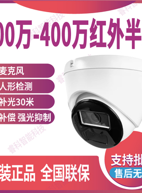 DS-IPC-T12HV3-IA海康原装正品经济款200/400万音频POE半球摄像机