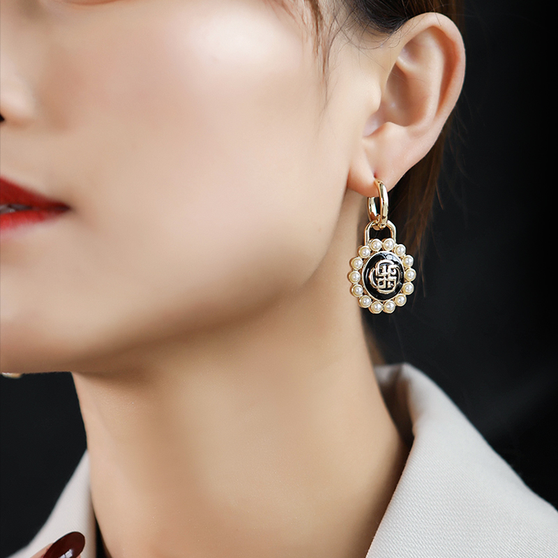 堤喜原创设计黑色珍珠吊坠