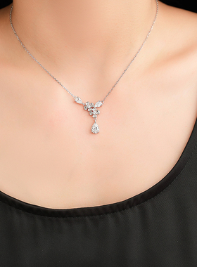 堤喜925银纯银蛇骨链项链