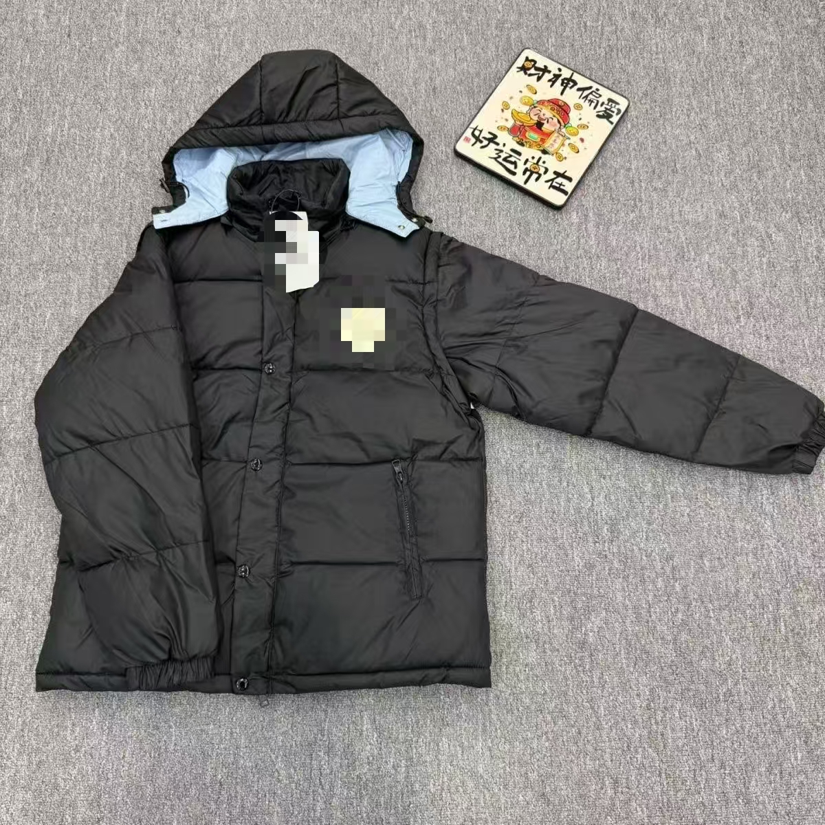 2025冬季新款连帽棉服可拆卸男女保暖短款休闲宽松加厚时尚外套