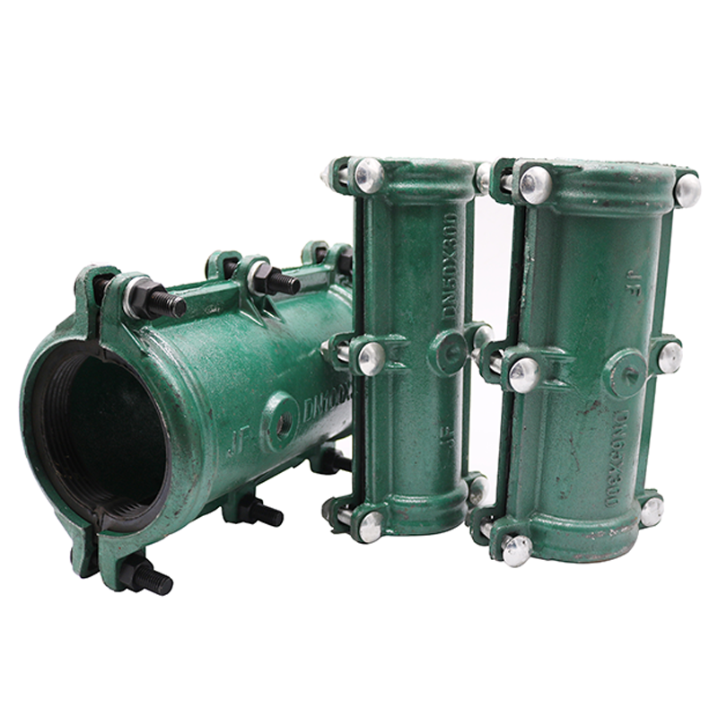 哈夫节管道补漏卡子抱箍快速接头自来水管堵漏器球墨铸铁抢修接铁