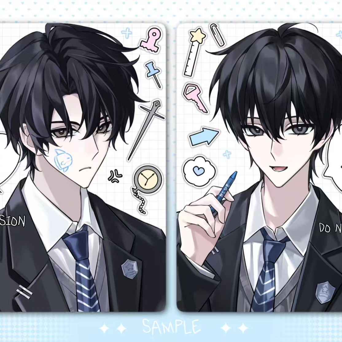 新款全知读者视角周边同人自制高颜值三寸圆角小卡送朋友收藏礼物