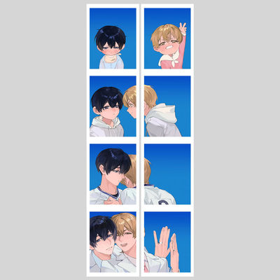 新款忘却bbattery周边自印叶流圭双人可爱风送友精美礼物三寸小卡