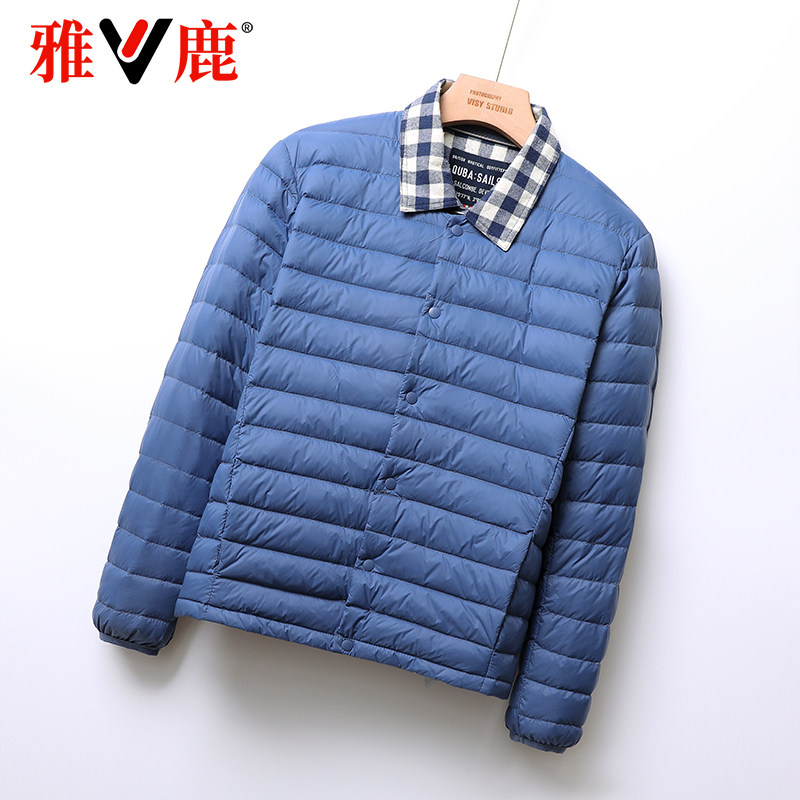 雅鹿暖新款轻薄羽绒服男保暖内胆