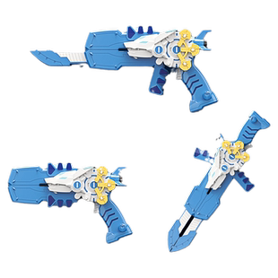 展高迷你特工队玩具光之枪变形武器弗特剑塞米刀机器人金刚X儿童
