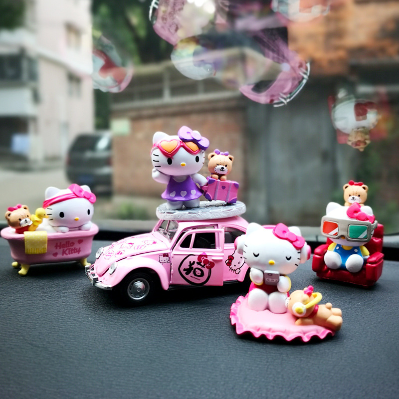 KT Hello Kitty hellokitty Cartoon Toys Model automobile Interior trim Small ornaments doll 4 modelsin the Accessories/Fashion Jewelry, Decoration  category - from Buy2taobao.com to provide professional Taobao agent buy service