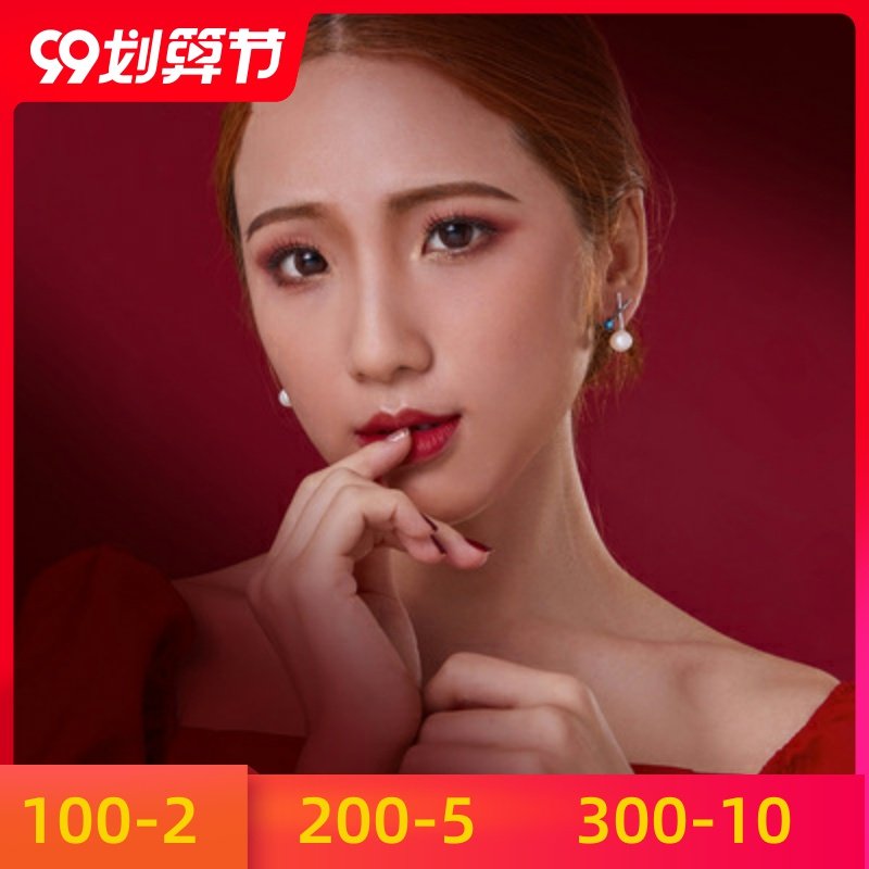 高级高级感纯银大气耳饰女气质珍珠洛世奇925元素采用施华耳环女