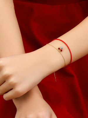 手链ins女施绳手首饰设计编织采用华手小众洛世奇元素本命年