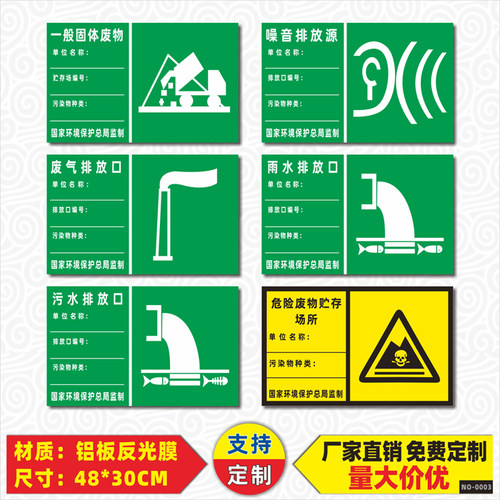 排放口环保贮存场所一般固体废物