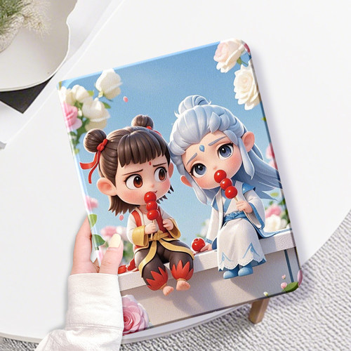 适用苹果ipad11平板保护套ipadair7/6/5/4哪吒A16保护壳11pro12.9英寸9th敖丙10.2儿童9.7防摔mini123休眠7.9