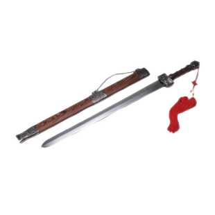 龙泉太阿剑中式传统古代欧冶子名剑金属中碳钢未开刃花梨木鞘