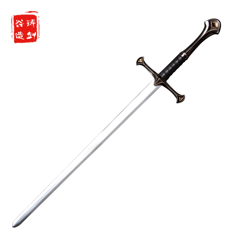 美剧魔戒指环王 阿拉贡长剑全金属104厘米 纳西尔西洋刀剑 未开刃