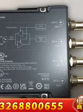 NI-9402数据采集模块！正品！4个DIO通道！5议价