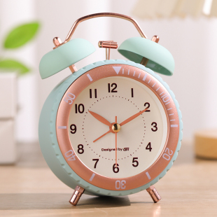 2026新款 打铃闹钟儿童女孩专用起床神器学生初中生时钟表机械强力