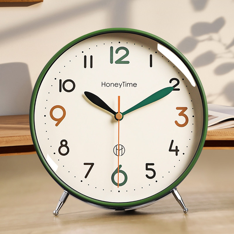超静音】大表盘简约实用闹钟座钟