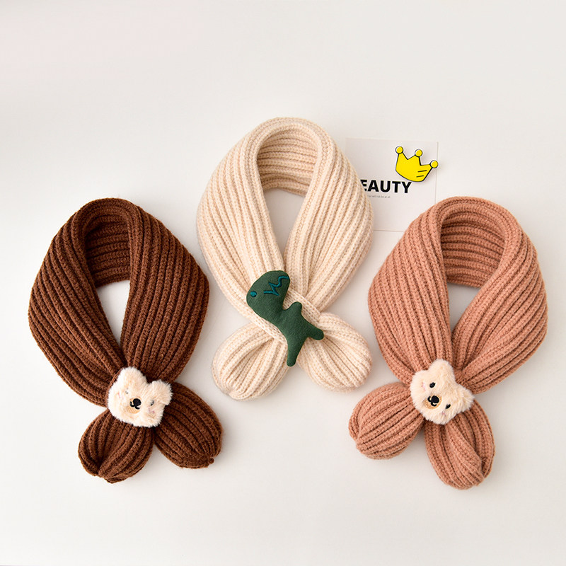 ins宝宝冬季保暖卡通动物针织套头围脖婴儿外出洋气纯色柔软围巾,童装/婴儿装/亲子装,围巾,淘宝优惠券,粉丝福利购,淘宝优惠卷