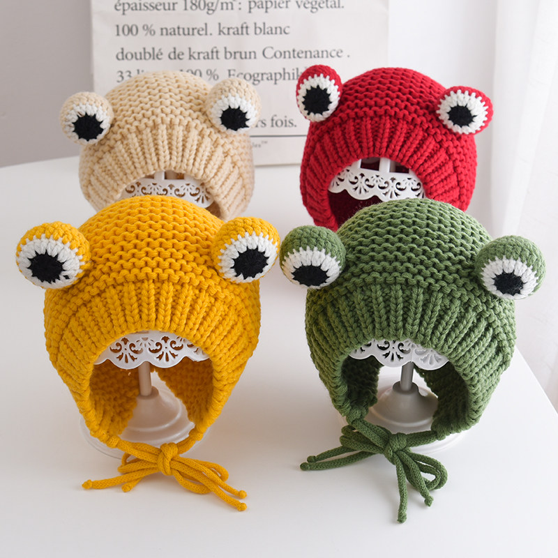 婴儿帽子秋冬天婴幼儿女宝宝儿童针织毛线帽网红冬季男童可爱超萌,童装/婴儿装/亲子装,帽子,淘宝优惠券,粉丝福利购,淘宝优惠卷