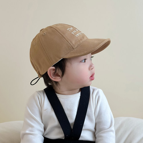 春秋款混纺婴儿帽子金顶冠