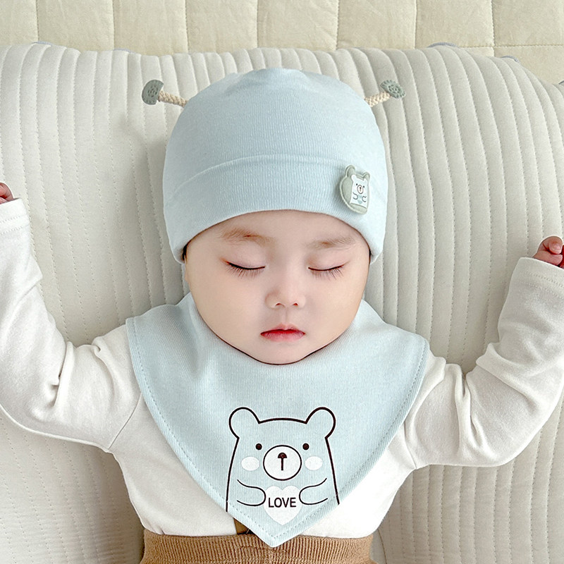 宝宝0-3个月新生婴儿帽子春秋款纯棉男女宝宝双层冬季胎帽囟门帽,童装/婴儿装/亲子装,帽子,淘宝优惠券,粉丝福利购,淘宝优惠卷