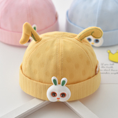 瓜皮帽 新款 宝宝帽子春秋款 可爱小兔男女宝宝地主帽超萌婴幼儿春季