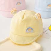 婴儿帽子2025春秋新款 胎帽遮阳帽防晒帽鸭舌帽太阳帽宝宝新初生儿