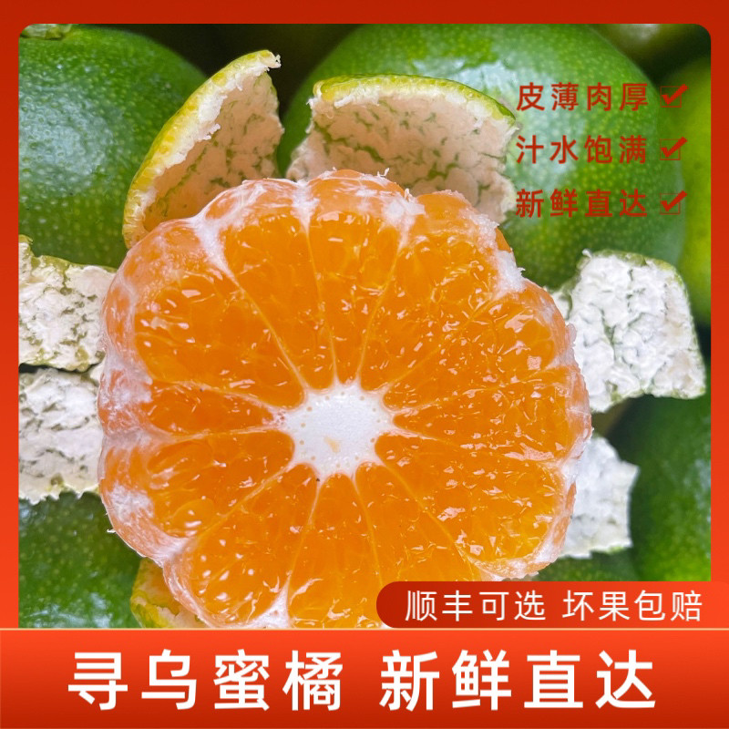 正宗江西赣南寻乌无籽蜜橘青橘当季新鲜水果孕妇水果礼盒装包邮