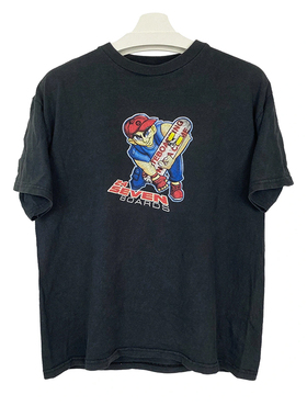 美式古着vintage SEVEN BOARDS滑板短袖T恤宽松大码复古阿美咔叽