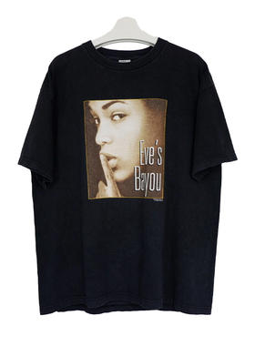 美式古着vintage Eves Bayou仲夏夜玫瑰嘻哈复古休闲宽松T恤短袖