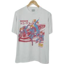 美式古着vintage Sonic Youth音速青年摇滚乐队宽松短袖T恤复古风