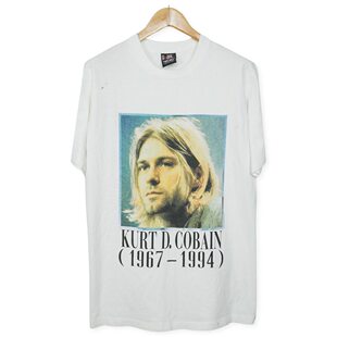 美式古着vintage Kurt Cobain科特柯本街头风短袖T恤美潮oversize