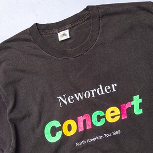 复古巡演乐队新浪潮oldschool青春流行高街古着感超酷短袖T恤休闲