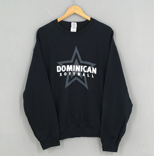 美式古着Vintage 多米尼加共和国The Dominican圆领卫衣欧美怀旧