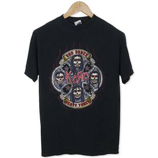 00s街头美式 美式 古着Vintage 科恩乐队Korn T恤 vibe风潮牌短袖