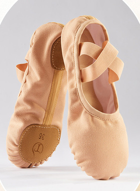 兔狸狸舞蹈鞋女成人形体软底鞋猫爪鞋古典芭蕾练功鞋艺考全弹力布