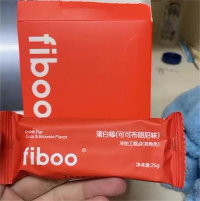 fiboo蛋白棒代餐饱腹食品能量棒营养健身谷物零食