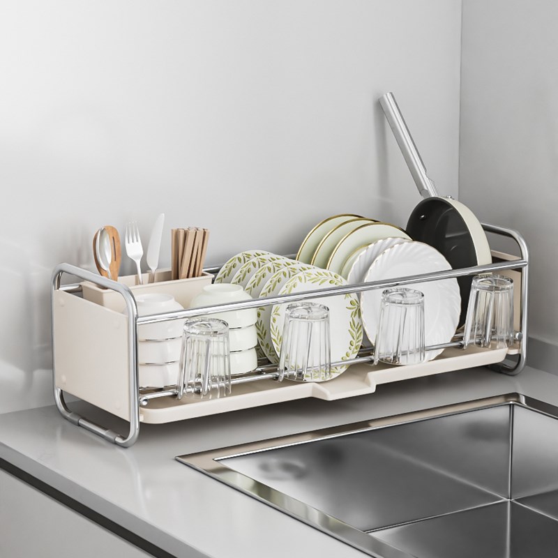 不锈钢碗碟收e纳架厨房水槽置物架极超窄边沥水篮放碗盘碗筷碗架