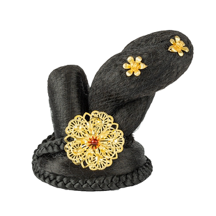 汉服假发古风丽人行发髻唐风敦煌飞天表演古典舞演出发包头饰配饰