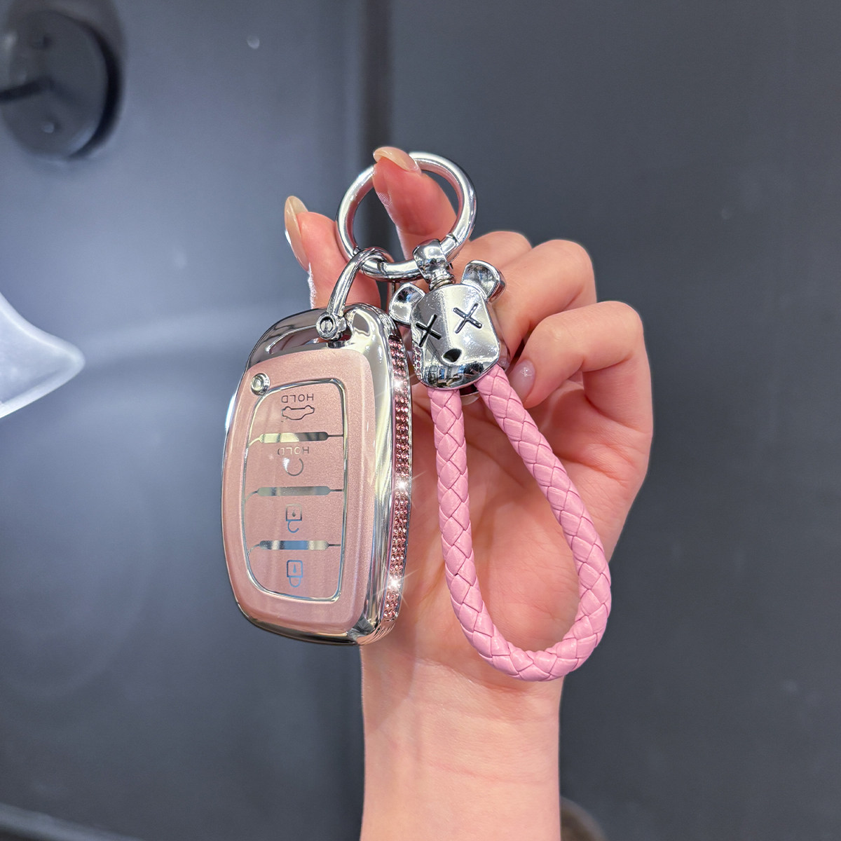 现代多车型女款汽车钥匙套