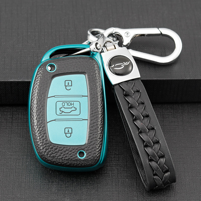 适用于2019现代汽车名图钥匙套老款配件18款17款索纳塔钥匙包扣壳