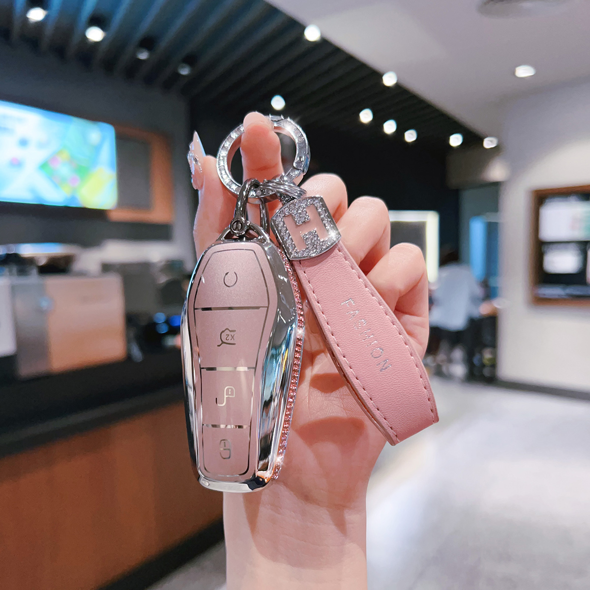 比亚迪汉钥匙套秦夏plusdmi宋pro