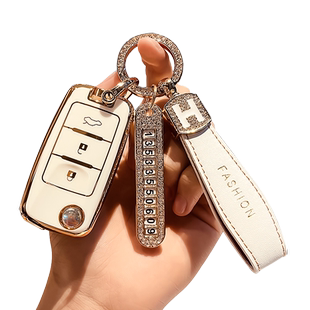 东风风行新款景逸x5钥匙套SX6智能金属S500个性t5evo汽车包x3壳扣