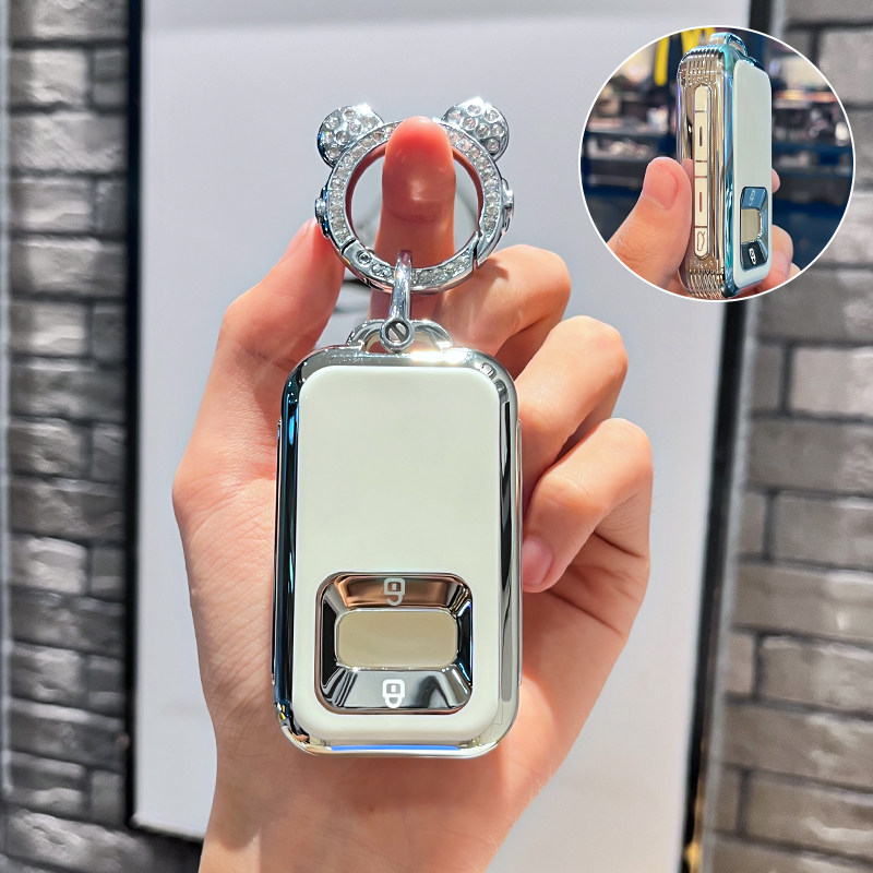 适用zeekr极氪9X钥匙套001蓝牙实体009汽车007GT极氪壳扣卡片包女